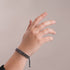 Trinité | Argent x Gunmetal | Bracelet Triple Rang